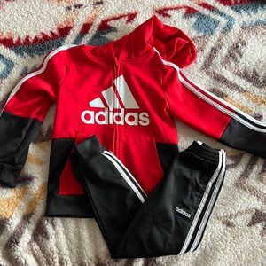 Adidas boys track suit